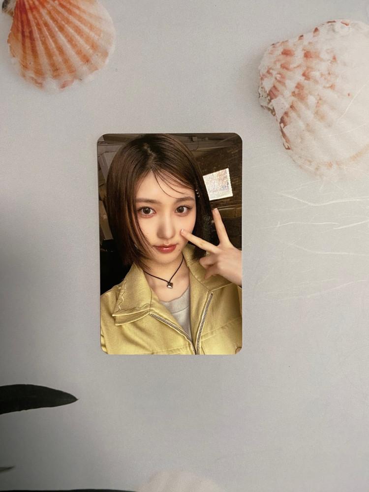 아이브 광동 V라인 옥수수수염차 포카 IVE 가을 포토카드