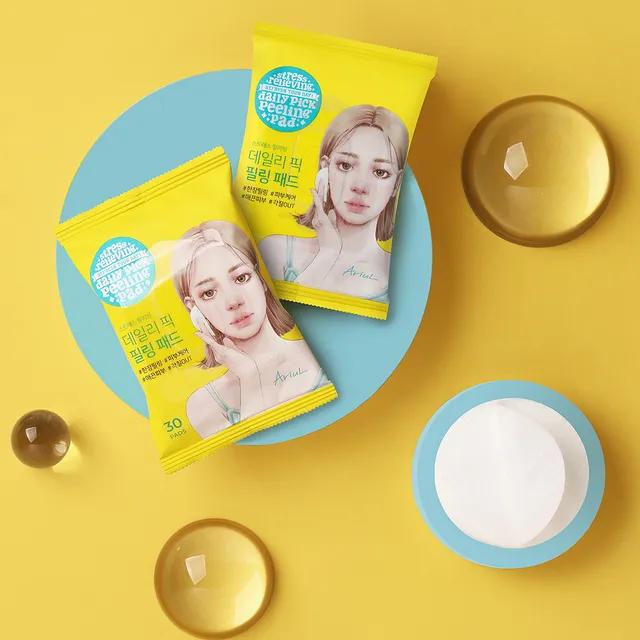 [수정화장꿀템] 스트레스 릴리빙 데일리 픽 필링 패드 30매x3