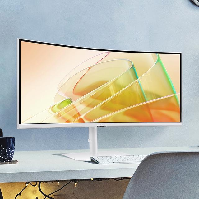뷰피니티 S6 S65TC S34C650T 34인치 고해상도 커브드 화이트 모니터 21:9 WQHD 썬더볼트4