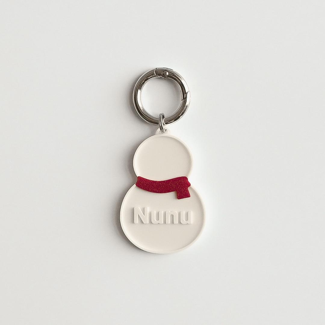 Pet Tag - Snowman