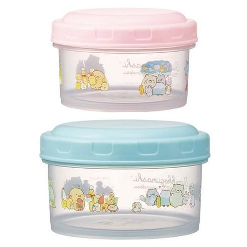 스케이터 RFC2SAG 원형 보존용기 2종 세트, 스밋코구라시, 1세트