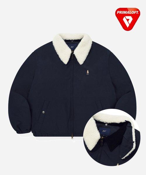 PRIMALOFT BOA DETACHABLE SHORT PUFFER PADDING NAVY
