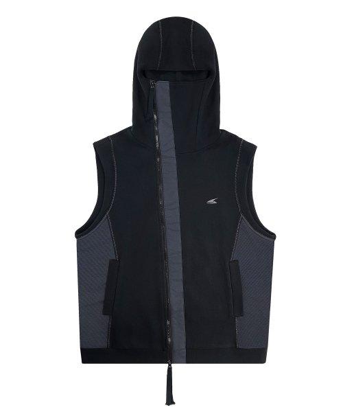 D.ok 01 Oblique Balaclava Vest (BK)
