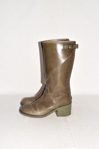 A.F Vandevorst overlapped riding boots