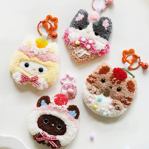 고양이 펀칭니들 DIY 키트 모음 (키링 /티코스터 사용)