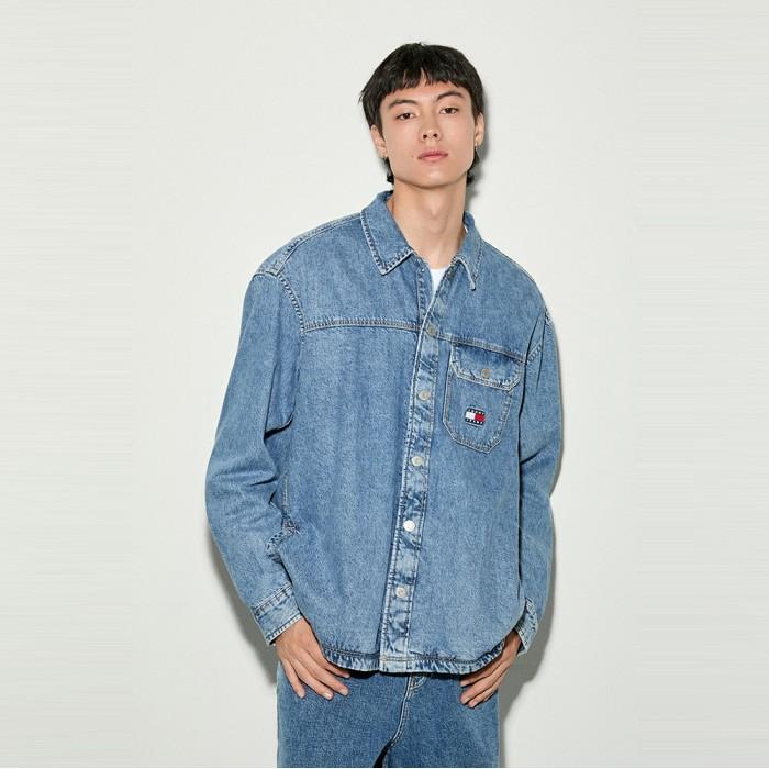 [온마음설][정상가: 178,000]에센셜 데님 오버셔츠 T32E6WSH11TMT11A4