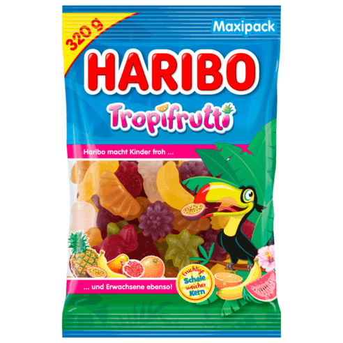 Haribo 하리보 트로피프루티 과일 젤리, 320g, 1개 - 츄잉젤리 | 쿠팡