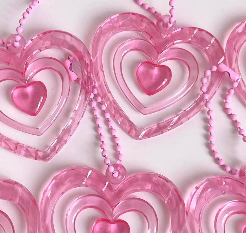 [러버클럽] ﻿ 하트빔 키링 비즈 키링 에어팟 비즈핸드폰줄 폰스트랩