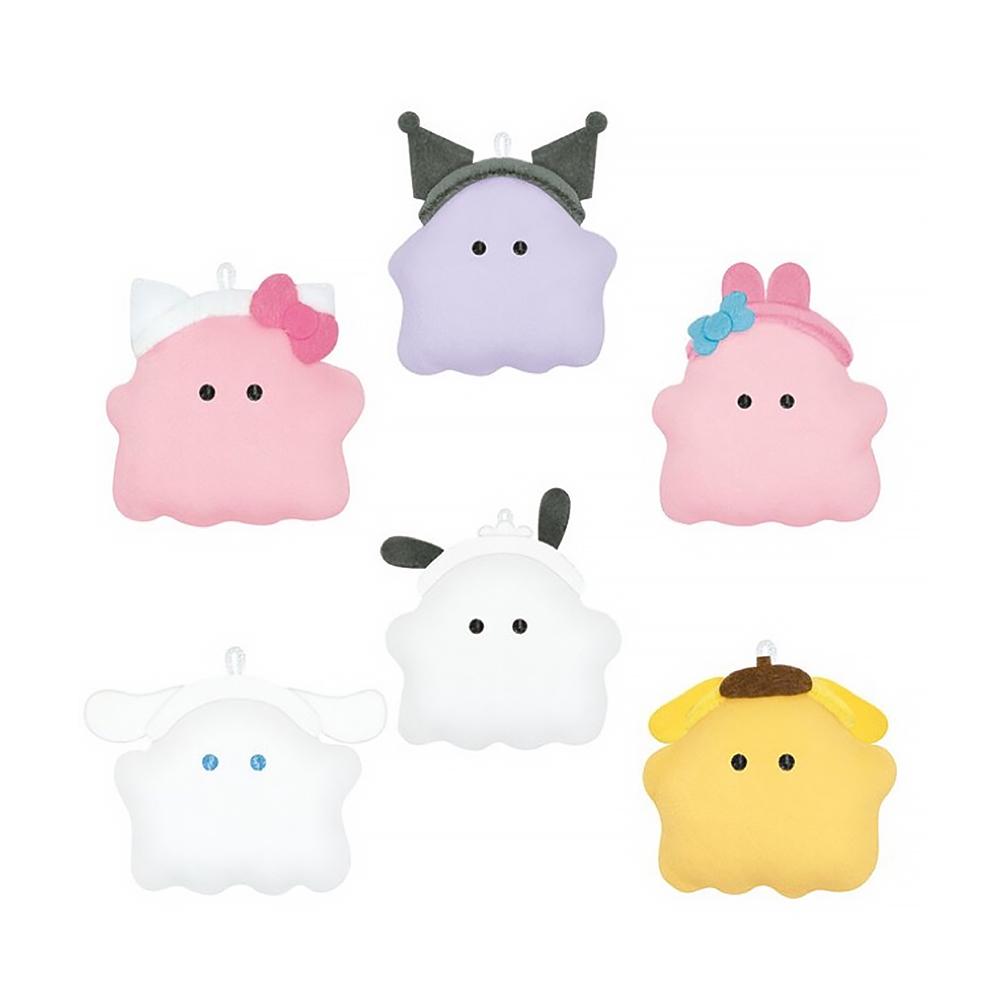 산리오 x 오바케누 페타후레 키링 6종