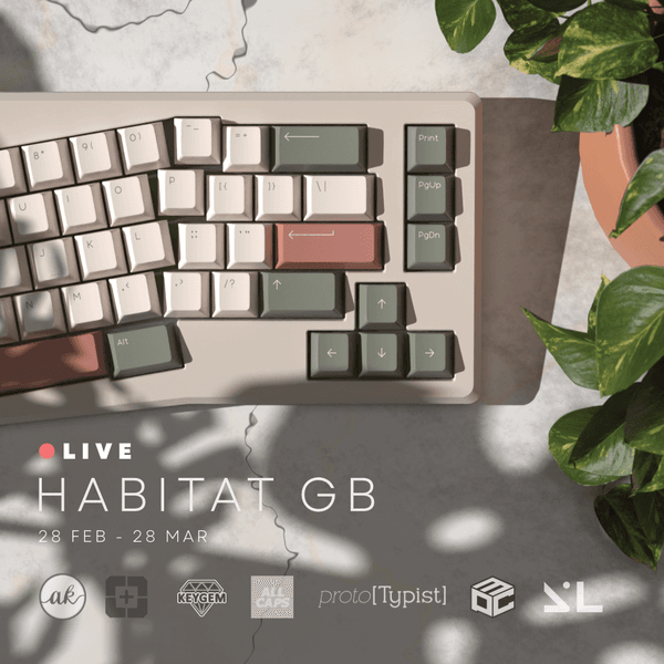 SL Habitat 베이스킷 키캡 드랍 특별판매