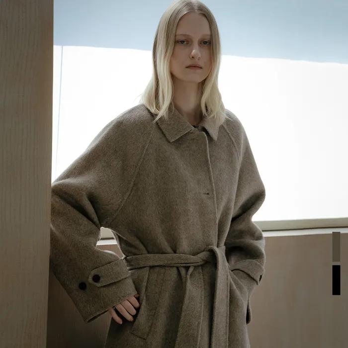 Handmade raglan wool coat [KNFW04CT03]_[2color]