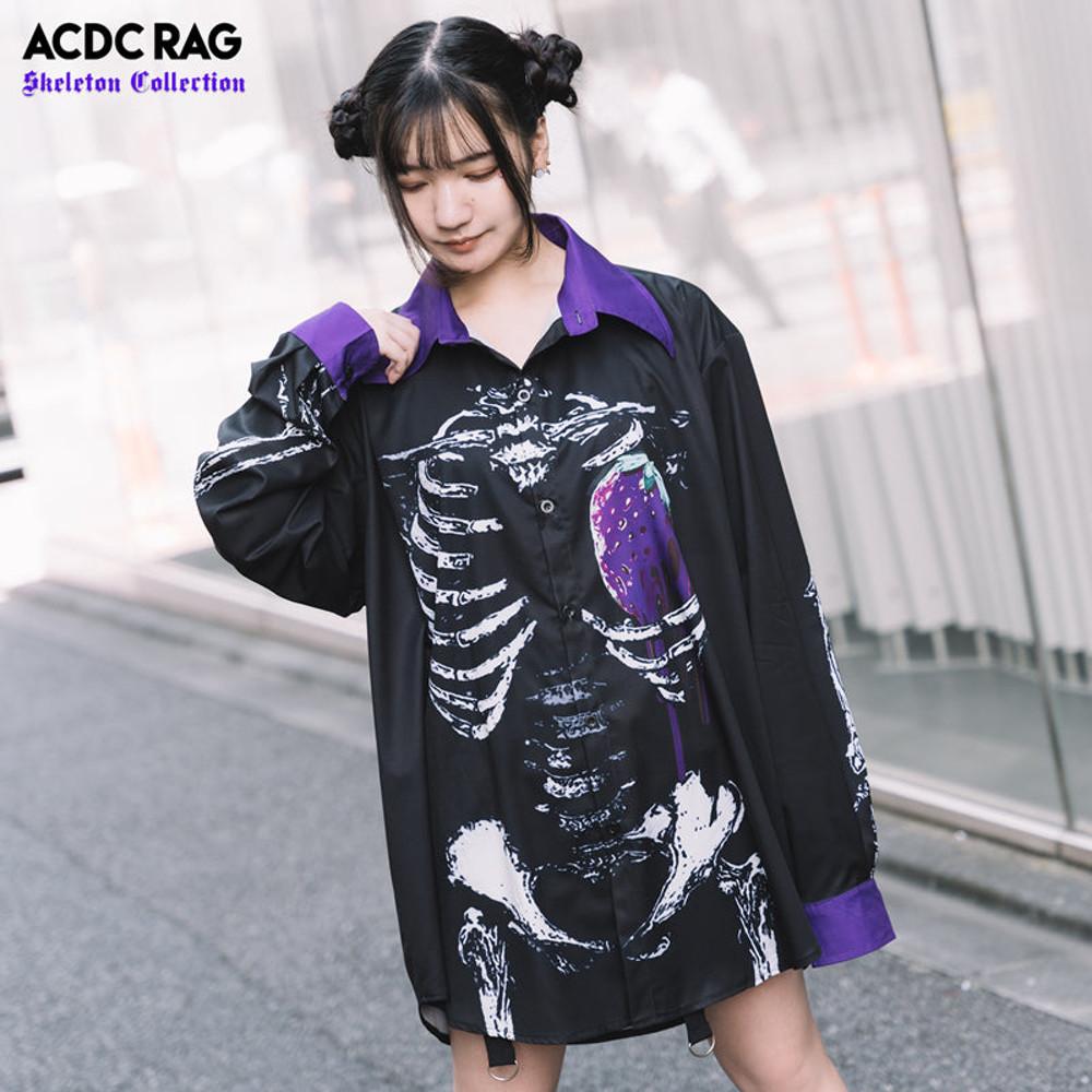 acdc rag 퍼플 스트로베리 셔츠