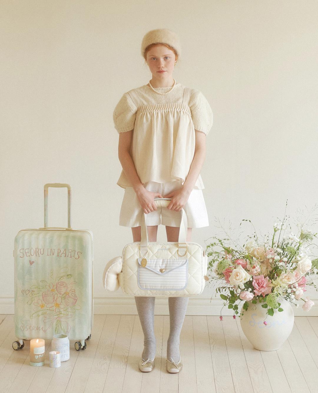 Fluer Ballon bag set (lemon & blue)