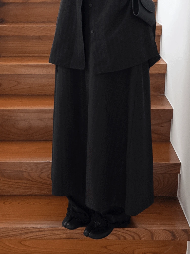 키키 와이드 스커트