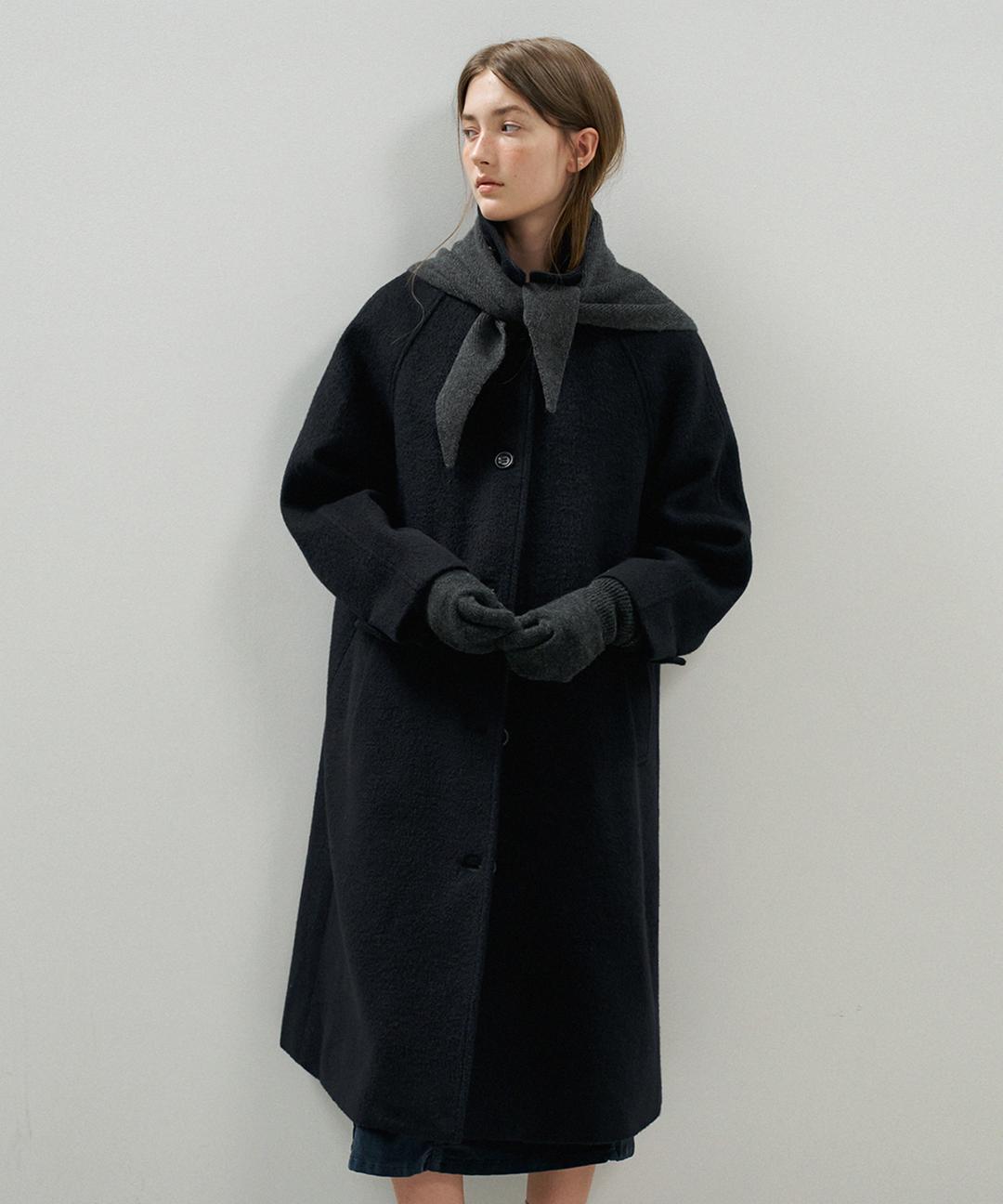 하네 [연휴특가][지그재그 단독] 파운드 울 발마칸 코트_Black