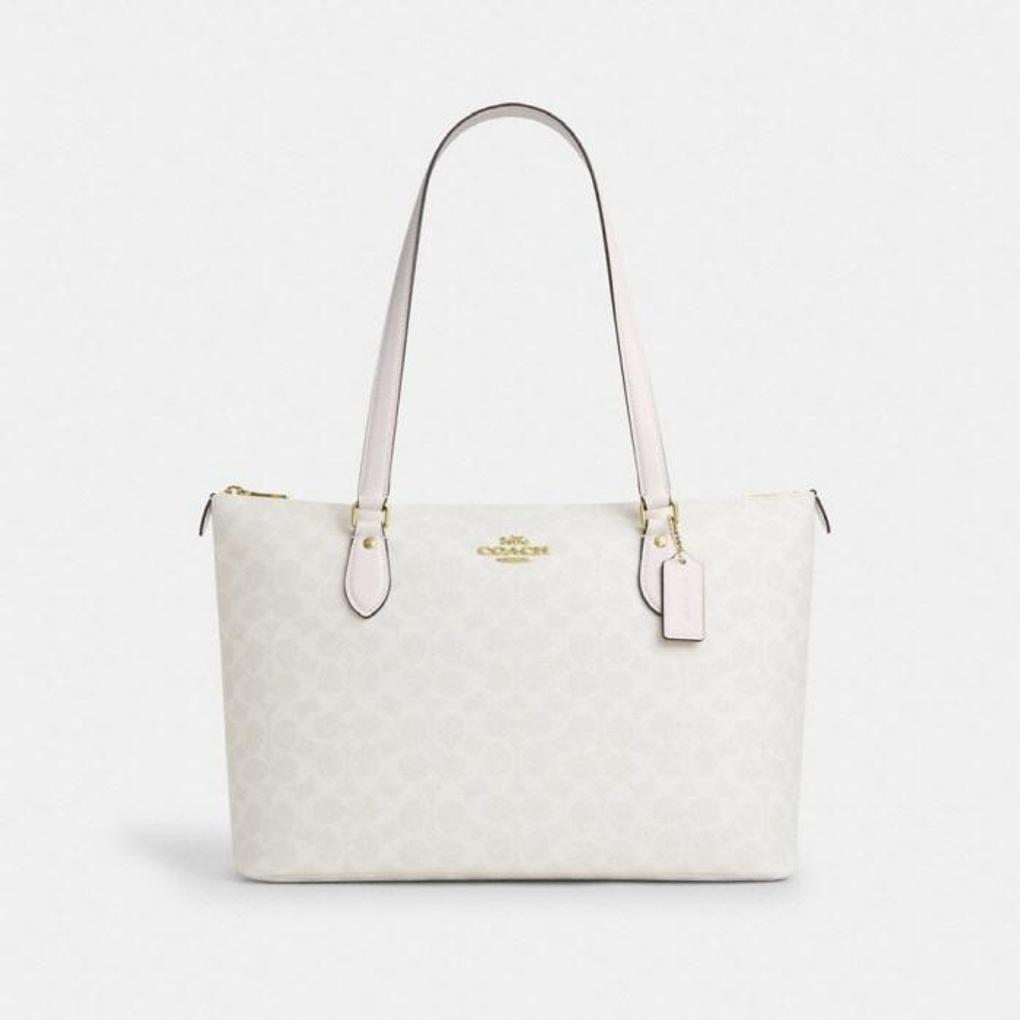 코치 시그니처 캔버스 Gallery 토트백 CW381 IMXU5