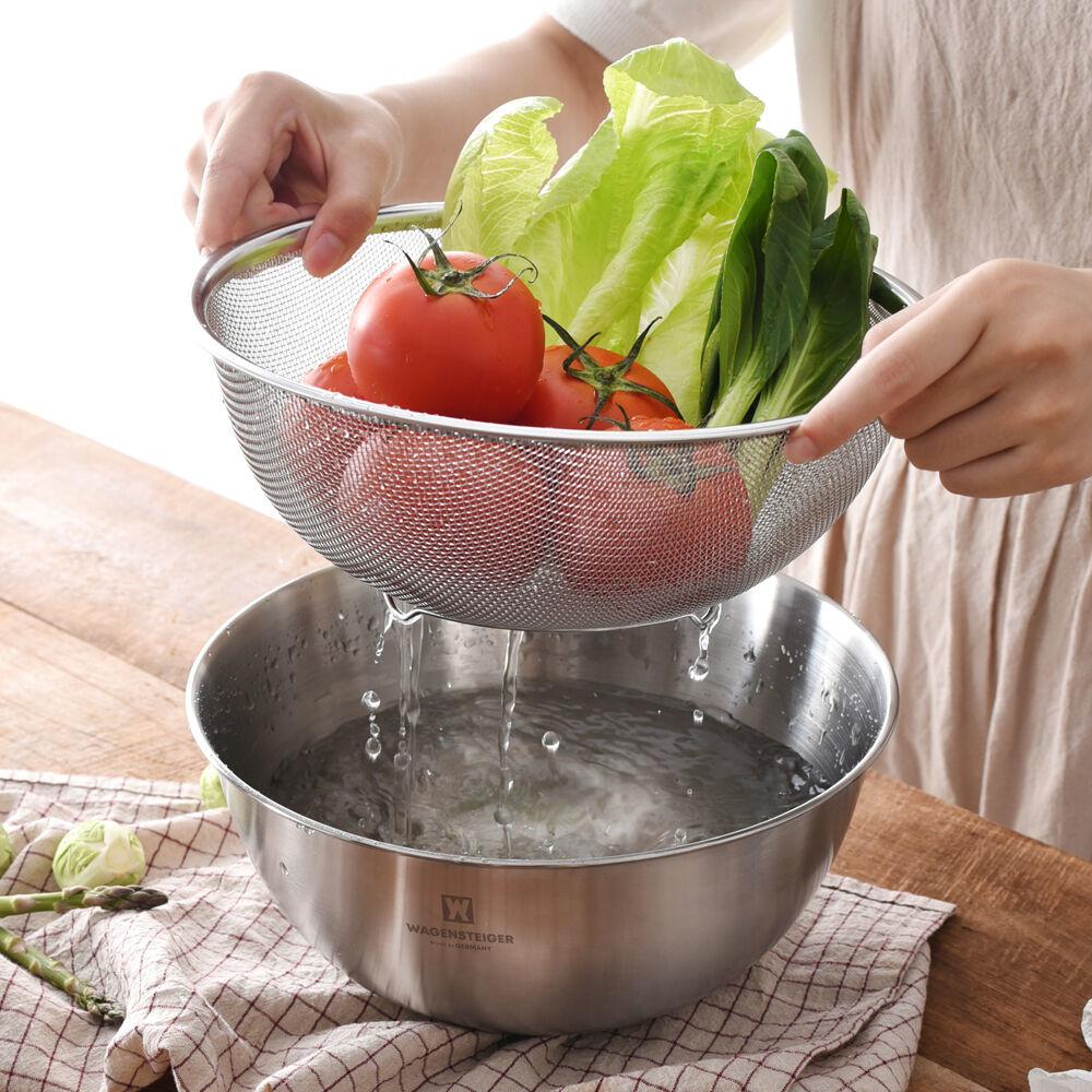 스텐 메쉬앤믹스 2종세트 [채반+믹싱볼] 2종세트 소/대