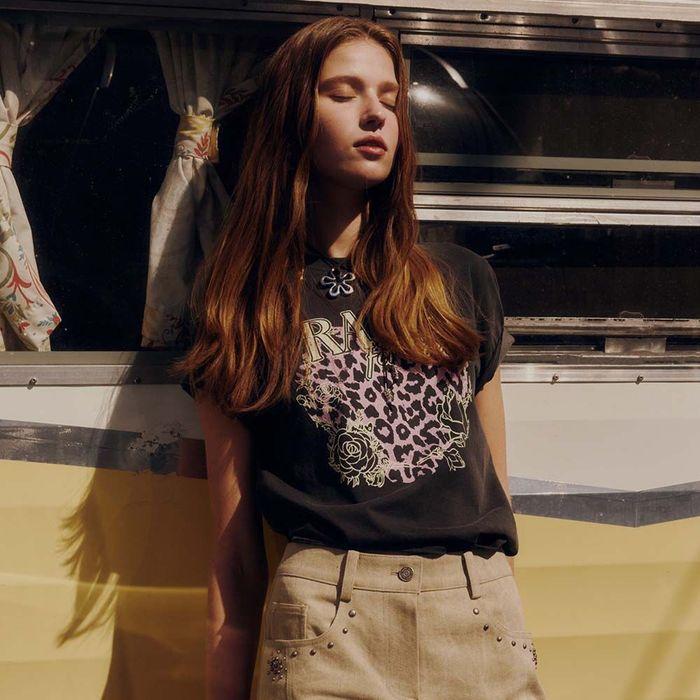 Love Leopard Graphic T-shirt VW5ME607_3color