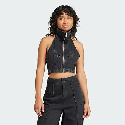 adidas Fashion Montreal Denim Cropped Vest Women's Vests