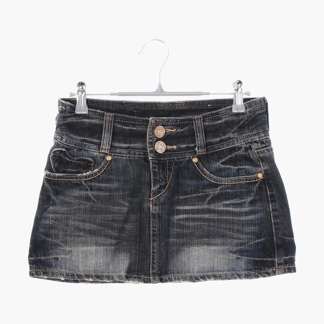 세실 맥 비 코튼 베이직 스커트 여자 35cm