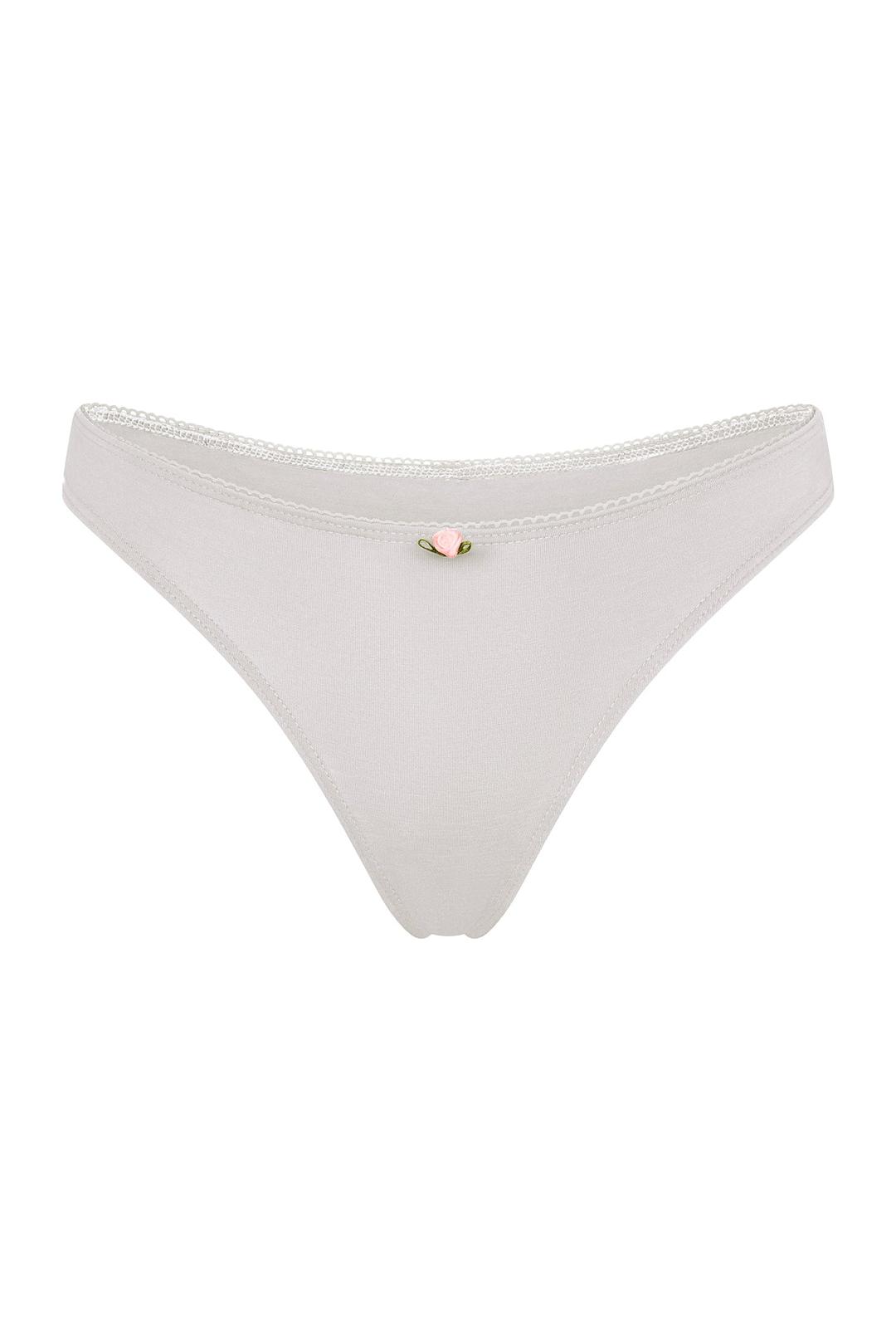 LOW RISE THONG IN CLOUD - XS / Cloud
