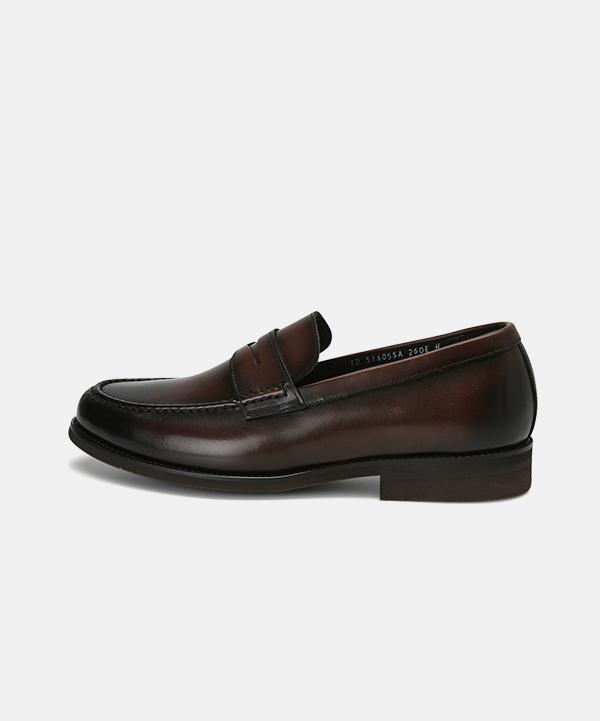 탠디본사 소가죽 로퍼 브라운, 516055A C-697 (3cm)