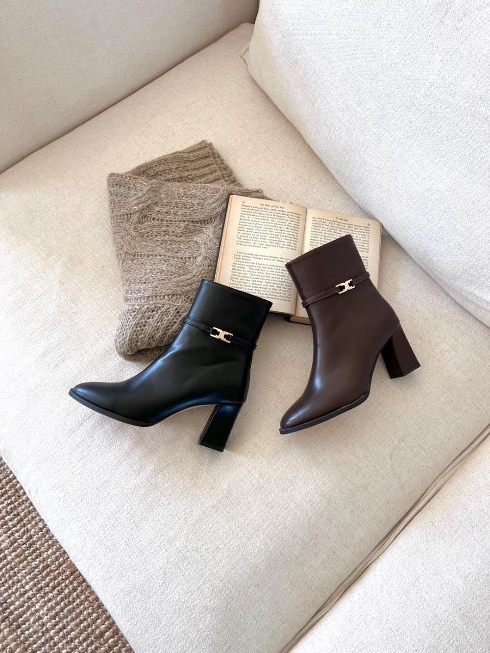 cel 금장미들부츠 (7cm)