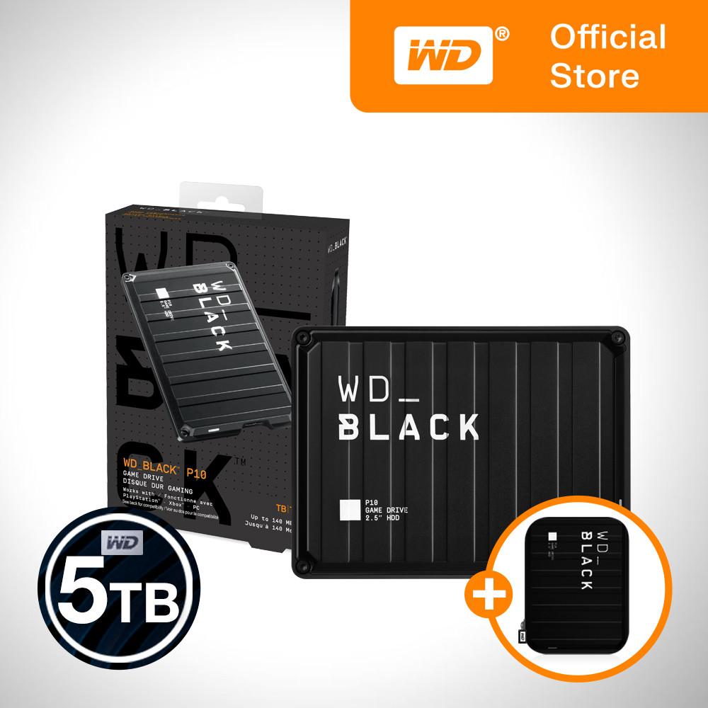 WD BLACK P10 GAME DRIVE 외장하드 5TB [파우치증정/우체국택배]