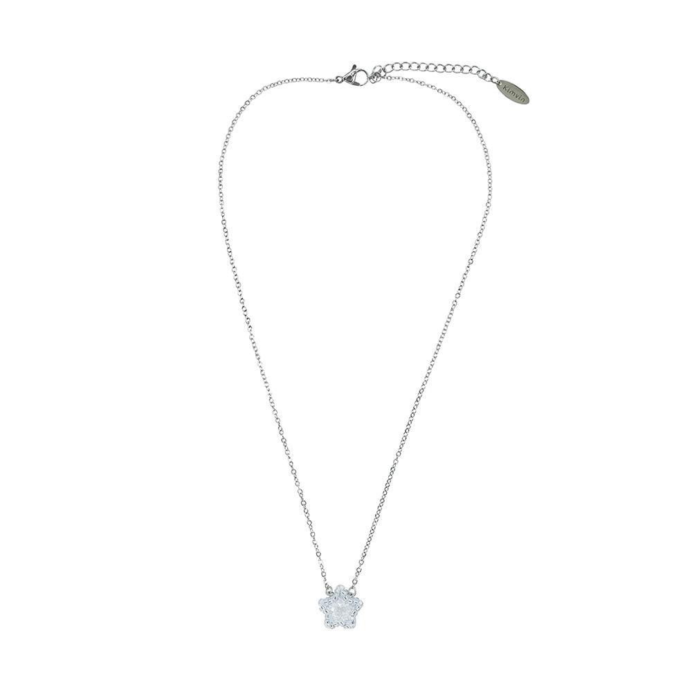 Little Star Beads Necklace (Crystal)