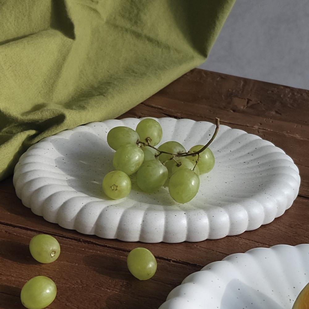 블루밍 양면접시 _ 오발접시, 브런치접시, 디저트접시