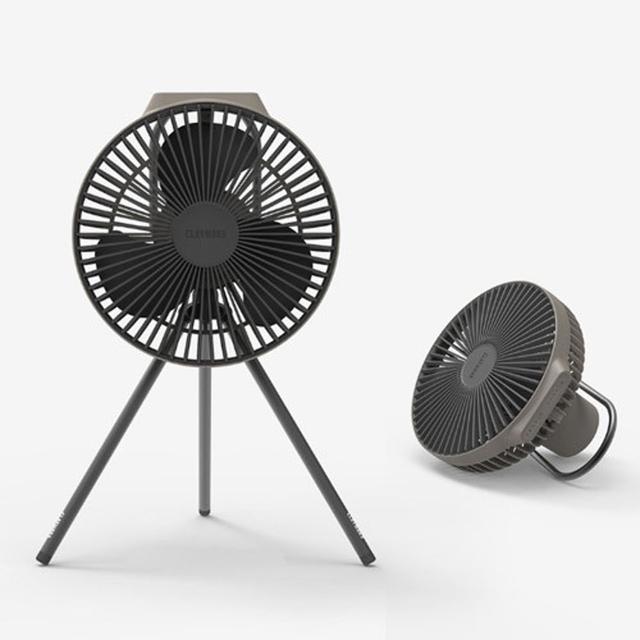 크레모아 V600+선풍기 무선 서큘레이터 충전식 캠핑 타프팬 웜그레이