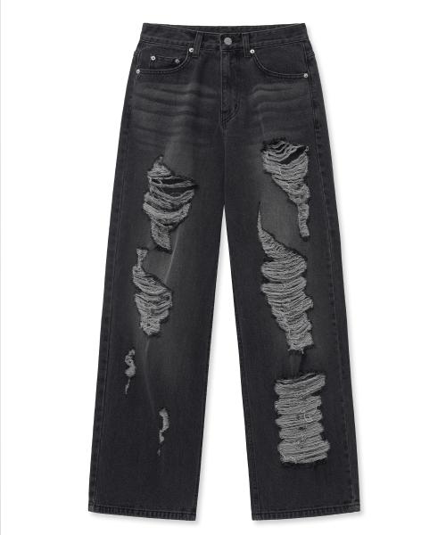 dg denim pants (black)