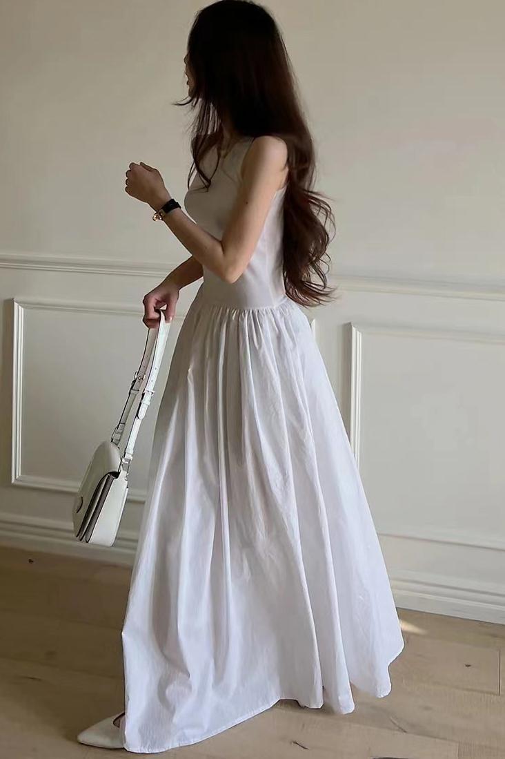 라운드 나시 롱원피스