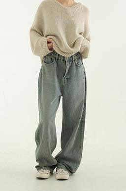 old blue wide jean (unisex)