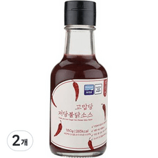 특별한맛 고맙당 저당 불닭 오리지널 소스  2개, 180g
