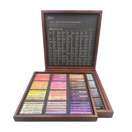 문교 아티스트 소프트 오일파스텔 120색 (2단 목상자) [MOPV120W]