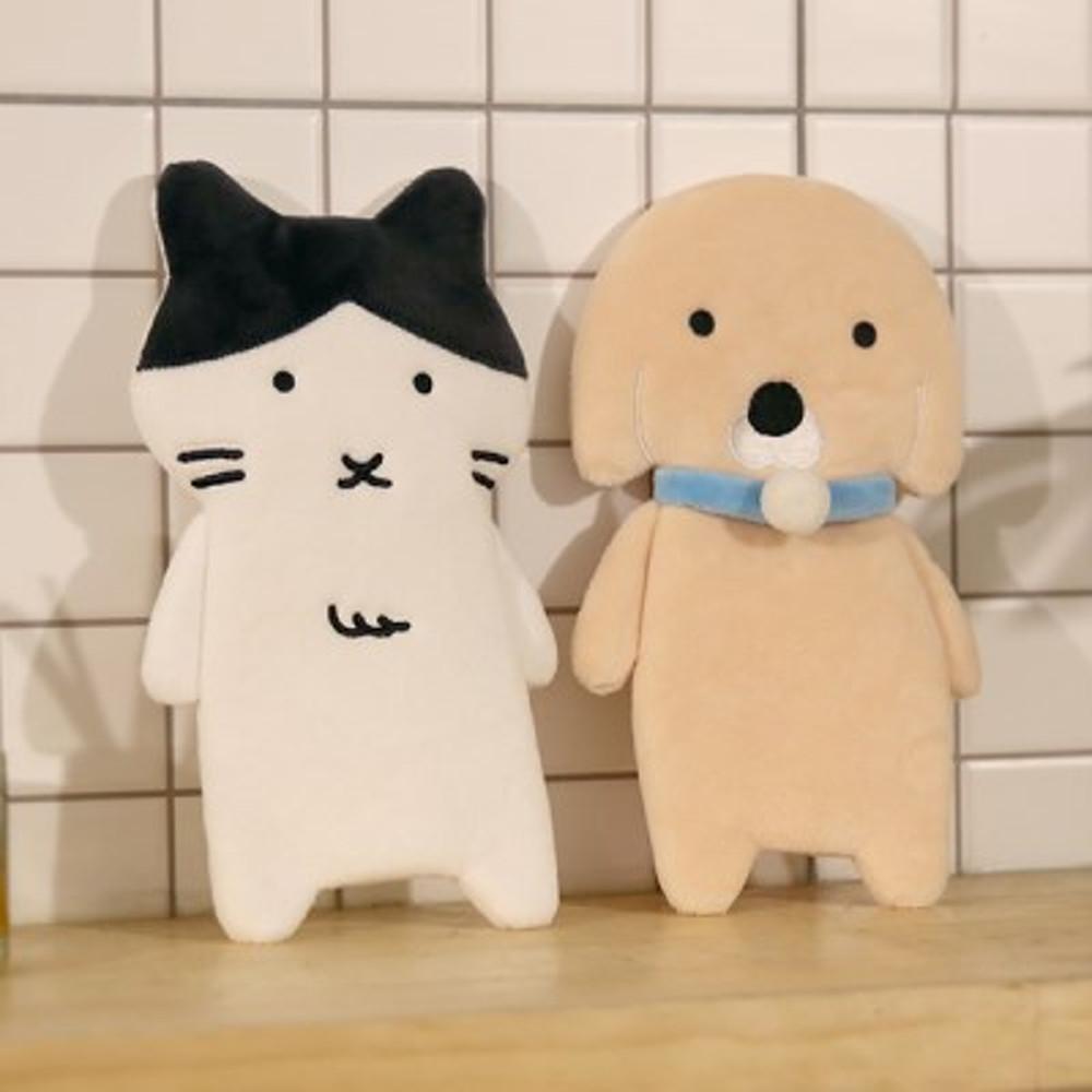 [텐바이텐]남씨 NAMSEE 고양이 강아지 캐릭터 필통 플랫파우치