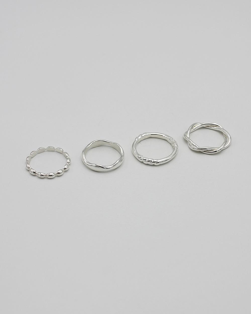 ROUGH DAILY RING - 925 SILVER