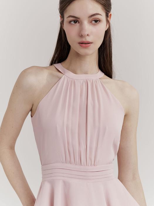 Isabel Halter-neck Blouse (Pink)