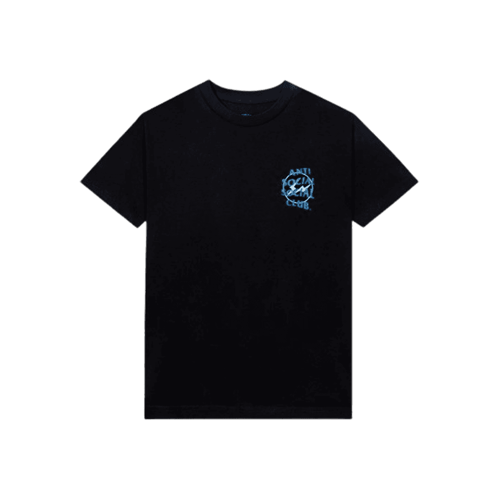 안티 소셜 소셜 클럽 x 프라그먼트 프레셔스 페탈 티셔츠 블랙 블루