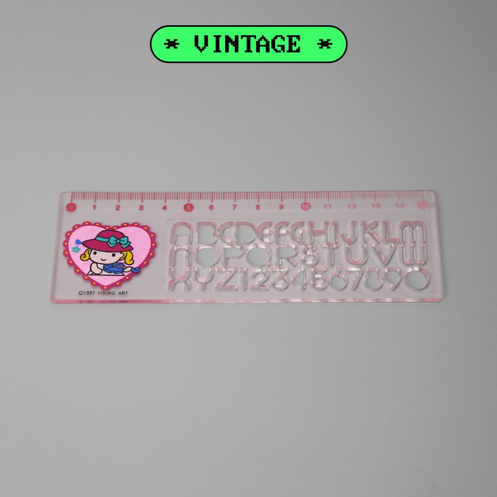 [빈티지문구] 고전문구_영아트 모양자