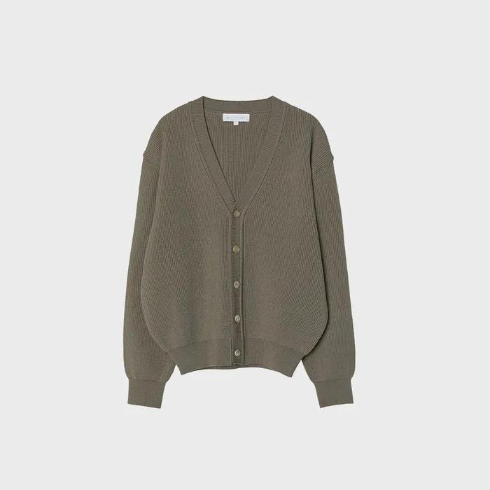21FW ESSENTIAL CARDIGAN(GRAYISH BROWN)