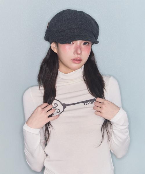 MIRE KEY WOOL HIGH NECK T IVORY