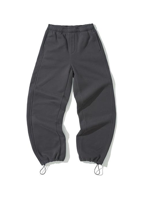 [WOMEN] WIDE SWEATPANTS_CHARCOAL GREY