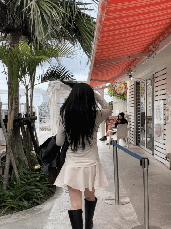 [o,rosy] rosette skirt - 1color