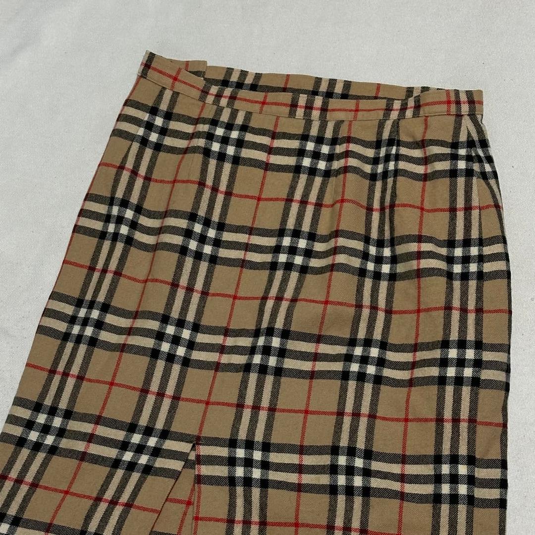 79-98 버버리 노바체크 울 스커트 | 후루츠패밀리