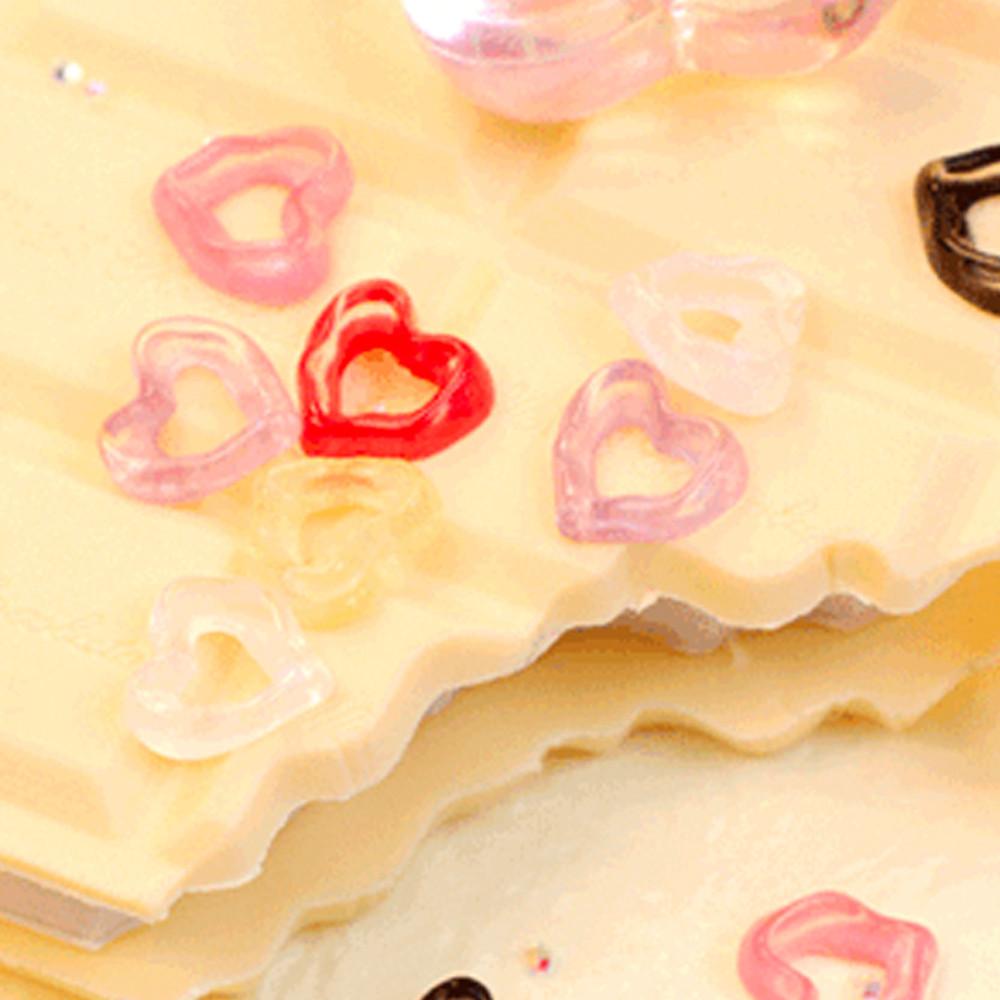 메이크엔 지글지글 하트 호마이카 뉘앙스 네일 아트 파츠 (3개입)