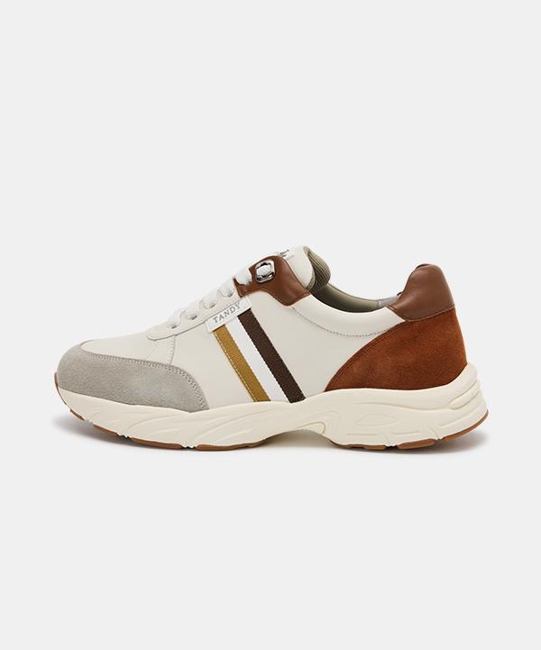 탠디본사 소가죽 스니커즈 아이보리, Q19069 IVORY (3.5cm)