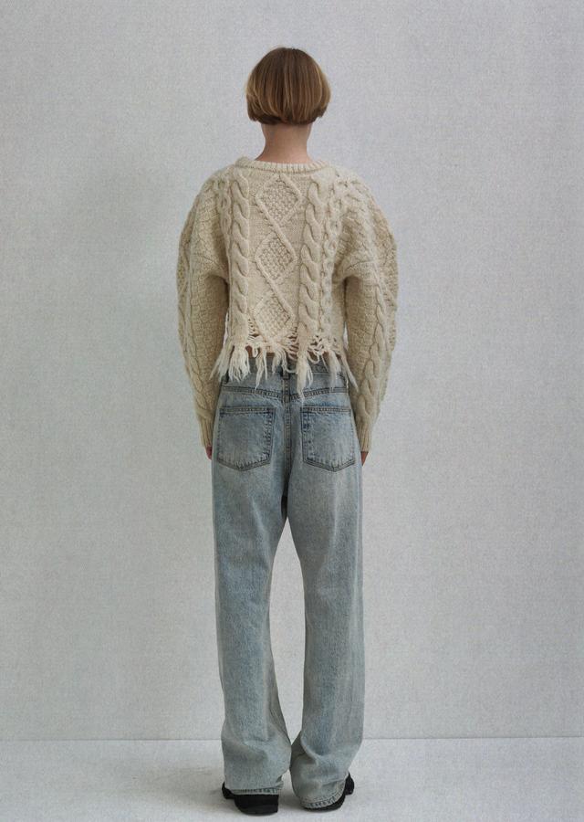 STRAIGHT LOOSE FIT JEANS LIGHT BLUE
