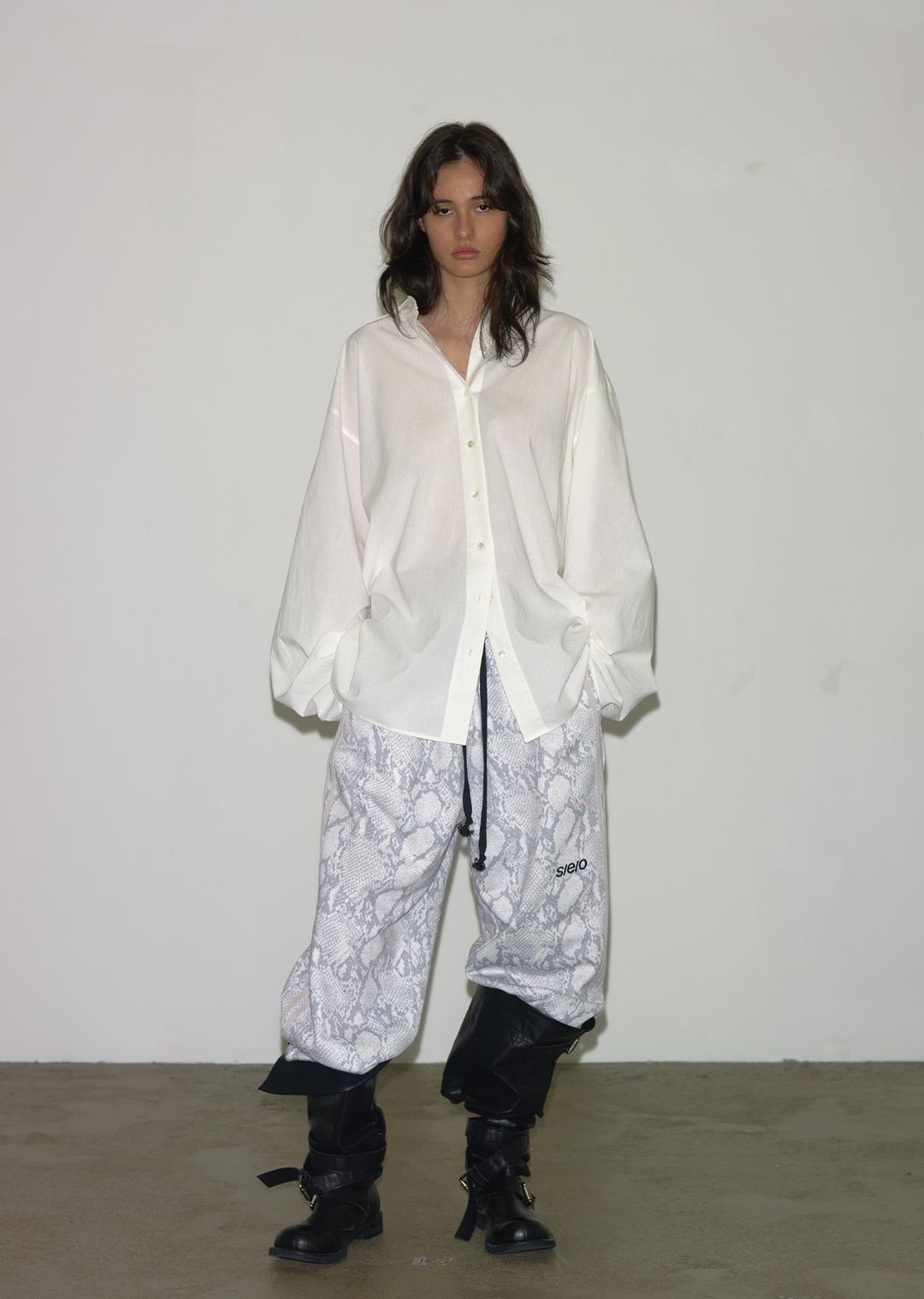 FOLDED SLIT SHIRT IVORY